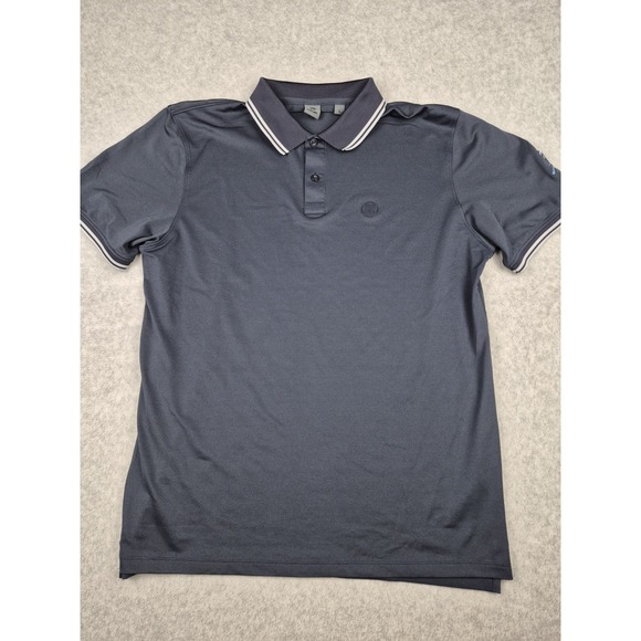 G/FORE Other - G/Fore Polo Shirt Men's Size Large Navy Blue White Accent Performance Stretch